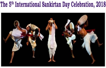  5th International Sankirtan Day Celebration 2018 at National Theatre Mandalay on 17th December 2018.