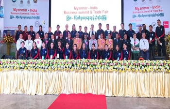 Myanmar - India Business Summit & Trade Fair at Sagaing Town Hall on 11-12 January 2019