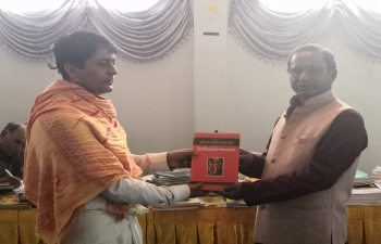 As part of outreach programme with the PIOs, for Culture connectivity, Consul General meeting with the Indian Community at Durga Bari Temple, Taunggyi, Government of India Scholarship Awareness Programme, distribution of books on Indian Culture, Yoga, Hindi language, Mahatma Gandhi in commemoration of 150th Birth Anniversary.