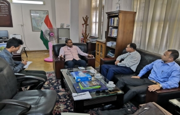 A delegation from All Manipur Entrepreneurs Association, led by Mr. Rishikumar Singh, President met and discussed about enhancing trade in food processing, meat and poultry processing industries, pharma etc. and proposed a Business Event with Consulate later this year.
