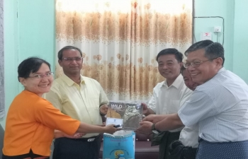 Consul General meeting with officials of Deptt. Of Archaeology, Ministry of Religious Affairs & Culture at Bagan regarding restoration and conservation of common cultural heritage of India & Myanmar and also the need for repair/renovation of various Hindu Temples in Myanmar