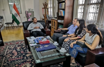CG meeting with President, Sagaing District Chamber of Commerce & Industry and discussing about forthcoming Sagaing International Trade Fair 2020 in Sagaing in January, 2020.
