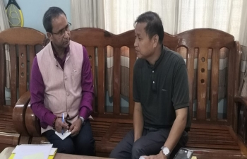 CG meeting with Hon. U Myint Naing Oo, Sagaing Region Member of Parliament, Tamu.