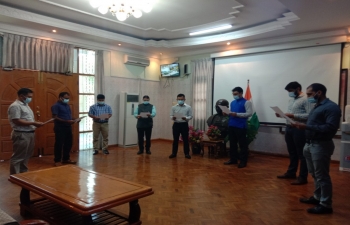 The Rashtriya Ekta Diwas was observed at Chancery premises and the Rashtriya Ekta Pledge was taken by all officers